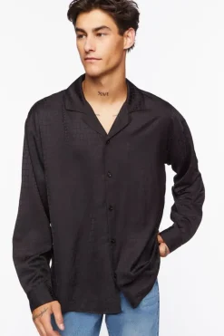 Croc Print Long-Sleeve Shirt
