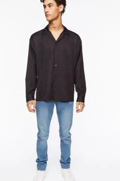 Croc Print Long-Sleeve Shirt