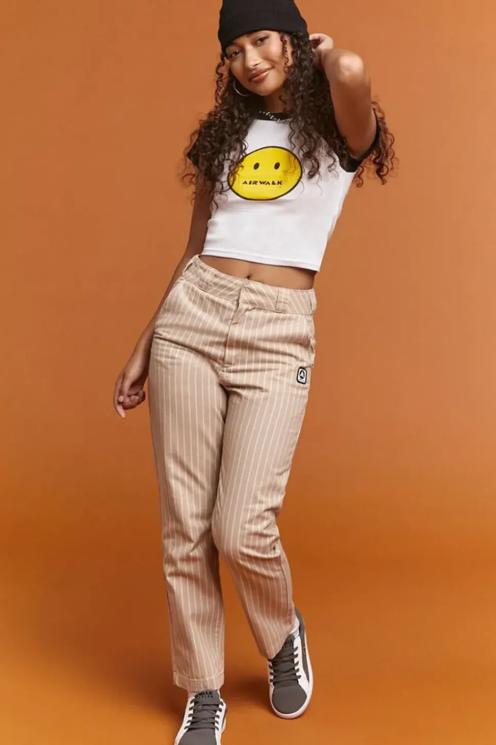 Cropped Airwalk Raglan Tee