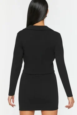 Cropped Blazer & Mini Skirt Set