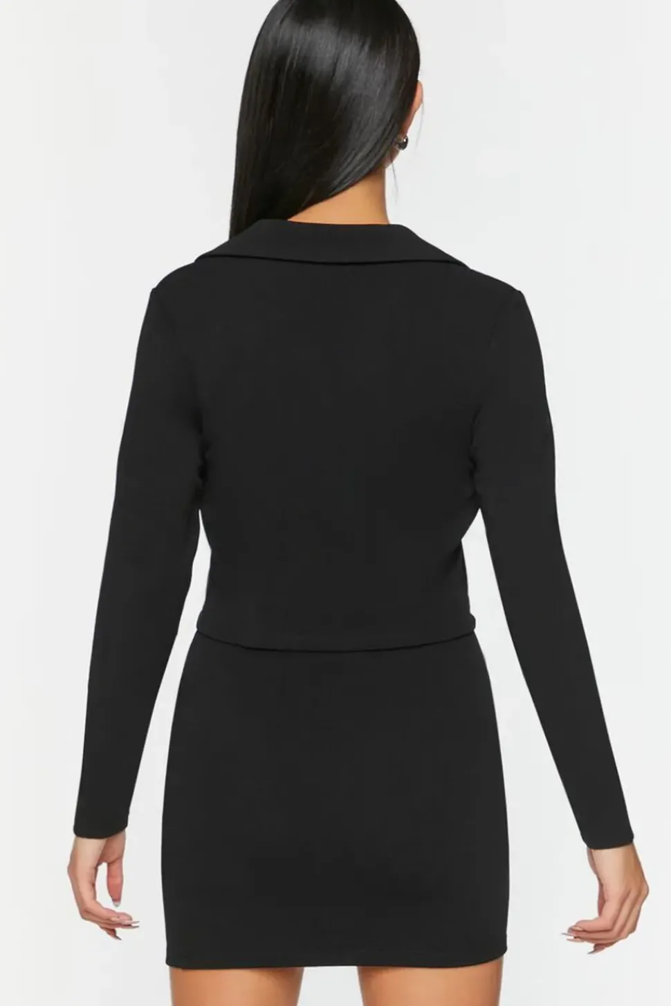Cropped Blazer & Mini Skirt Set