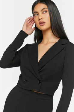 Cropped Blazer & Mini Skirt Set