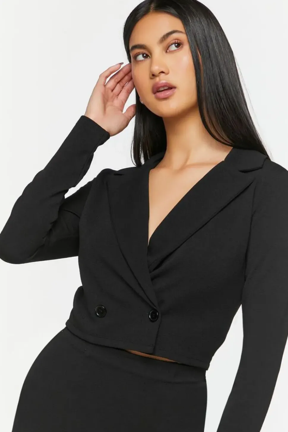 Cropped Blazer & Mini Skirt Set