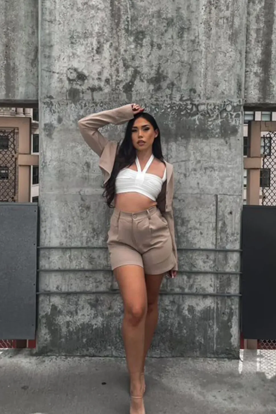 Cropped Blazer & Shorts Set