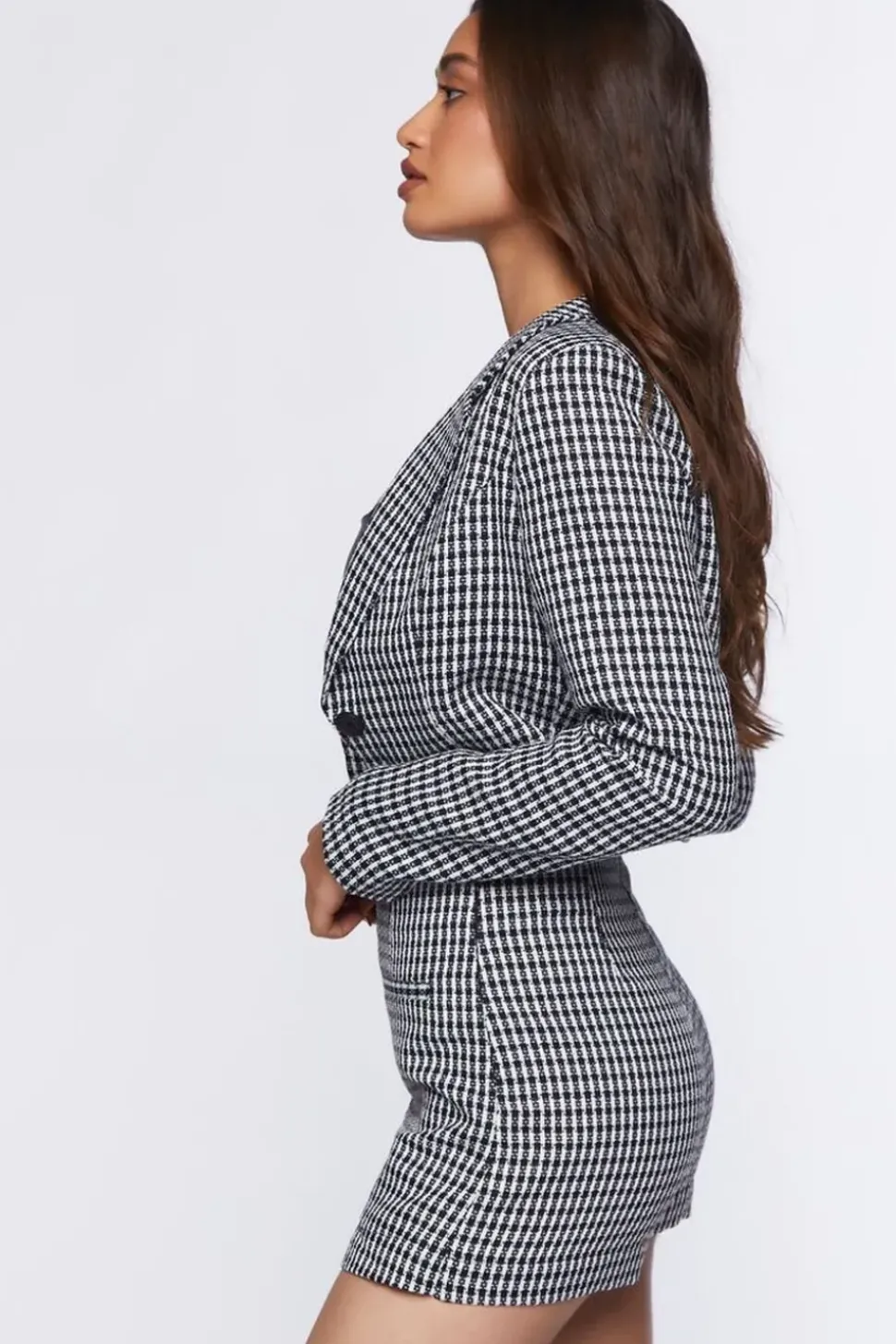Cropped Blazer & Skort Set