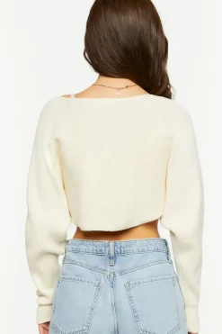 Cropped Cami & Cardigan Sweater Set