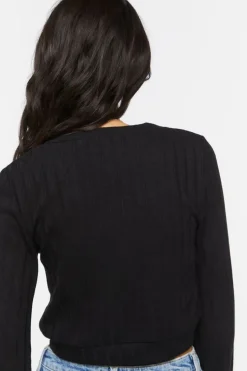 Cropped Cardigan Sweater