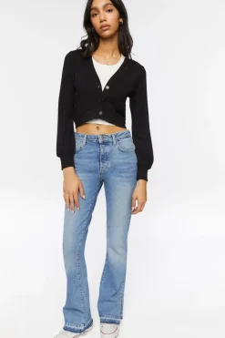 Cropped Cardigan Sweater