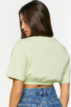 Cropped Crew Tee
