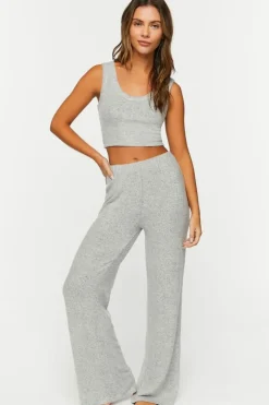Cropped Pajama Tank Top