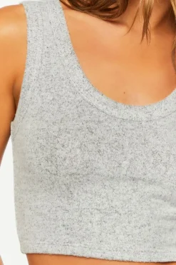 Cropped Pajama Tank Top