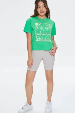Cropped Pink Floyd Graphic Tee
