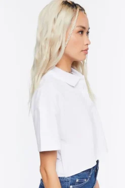 Cropped Polo Shirt