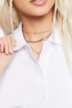 Cropped Polo Shirt