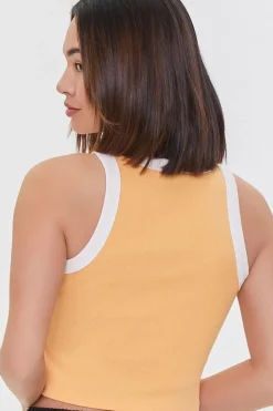 Cropped Ringer Tank Top