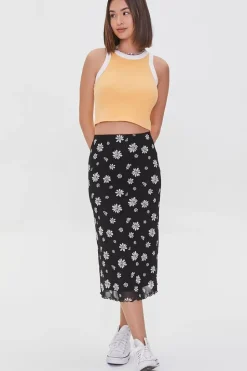 Cropped Ringer Tank Top