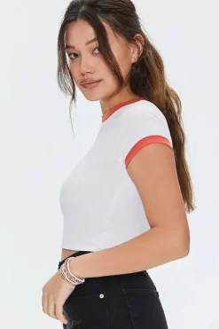 Cropped Ringer Tee