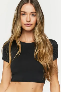 Cropped Short-Sleeve Tee