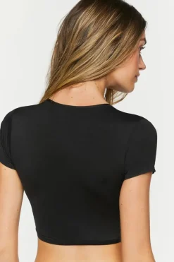 Cropped Short-Sleeve Tee