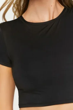 Cropped Short-Sleeve Tee
