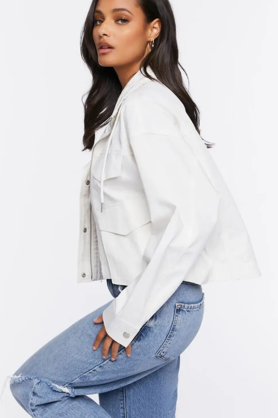 Cropped Trucker Jacket