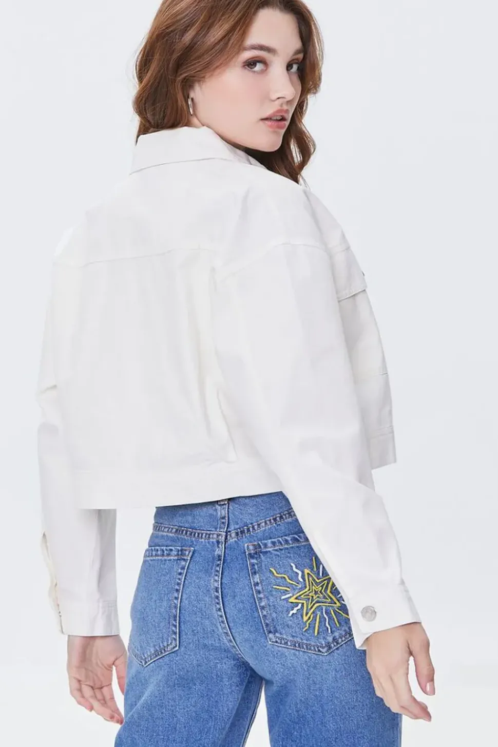 Cropped Zip-Up Jacket