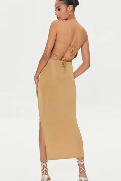 Crop Top & Maxi Skirt Set
