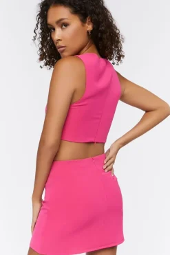 Crop Top & Mini Skirt Set