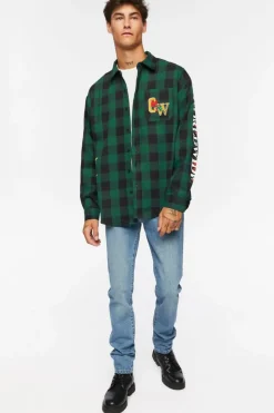 Culture Graphic Plaid Shirt
