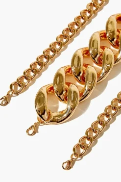 Curb Chain Bracelet Set
