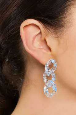 Curb Chain Drop Earrings