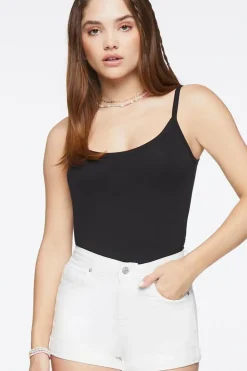 Curvy High-Rise Denim Shorts