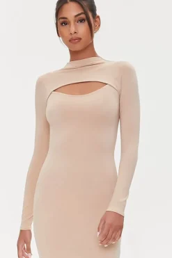 Cutout Bodycon Midi Dress