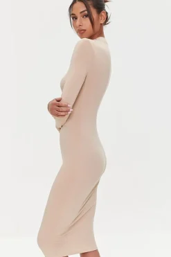 Cutout Bodycon Midi Dress