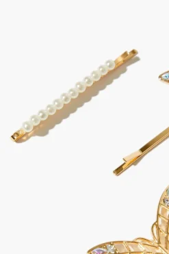 Cutout Butterfly Bobby Pin Set
