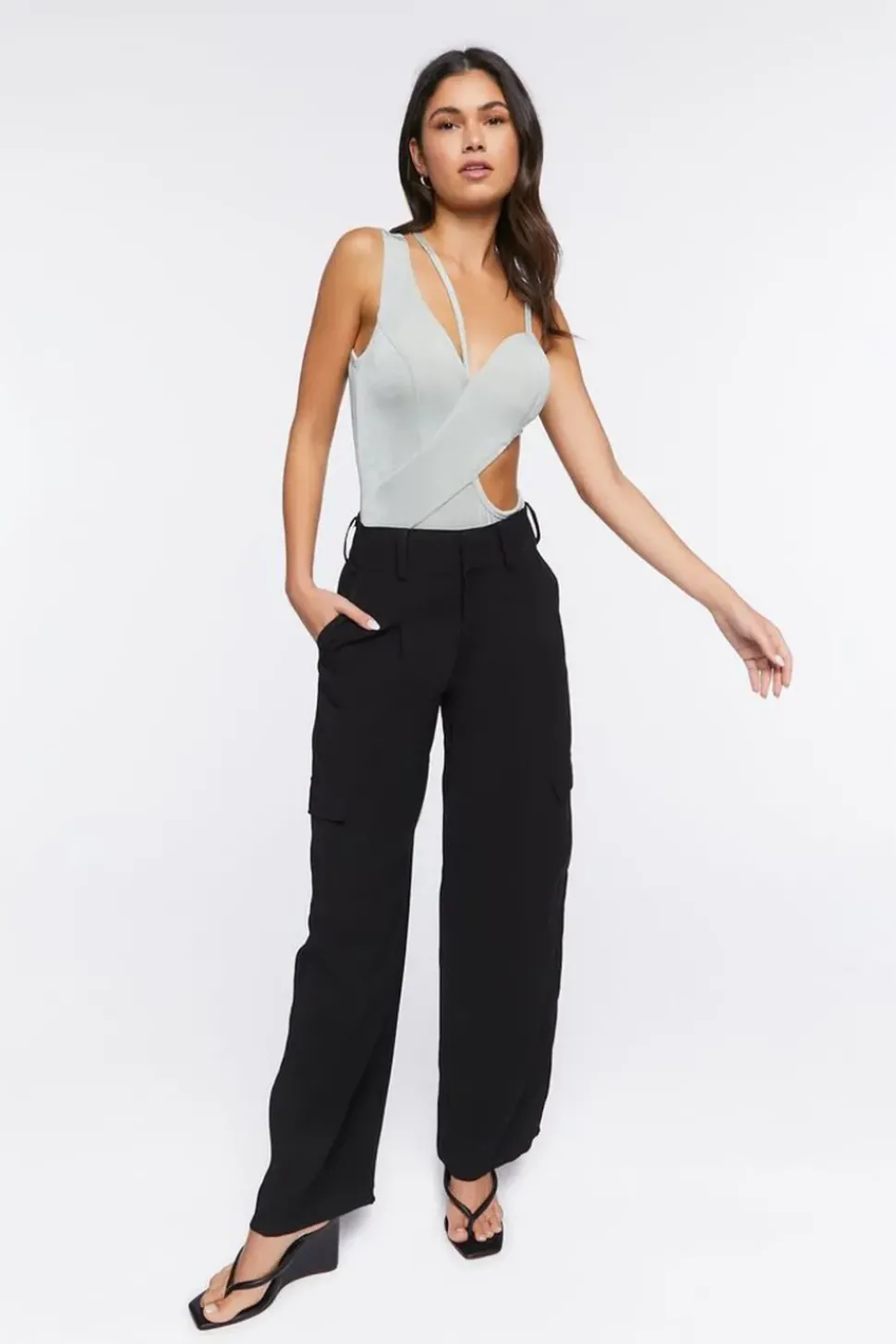 Cutout Cami Bodysuit