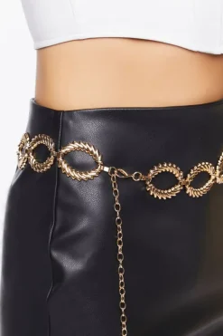 Cutout Chain Belt