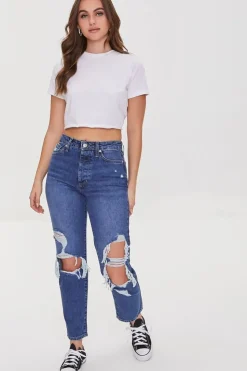 Cutout Cropped Tee