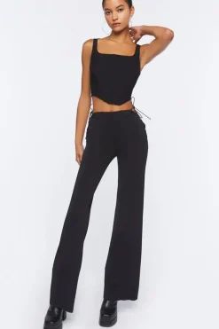 Cutout Drawstring Pants
