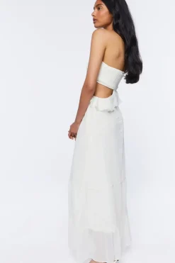 Cutout Halter Maxi Dress