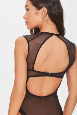 Cutout Lace Lingerie Bodysuit