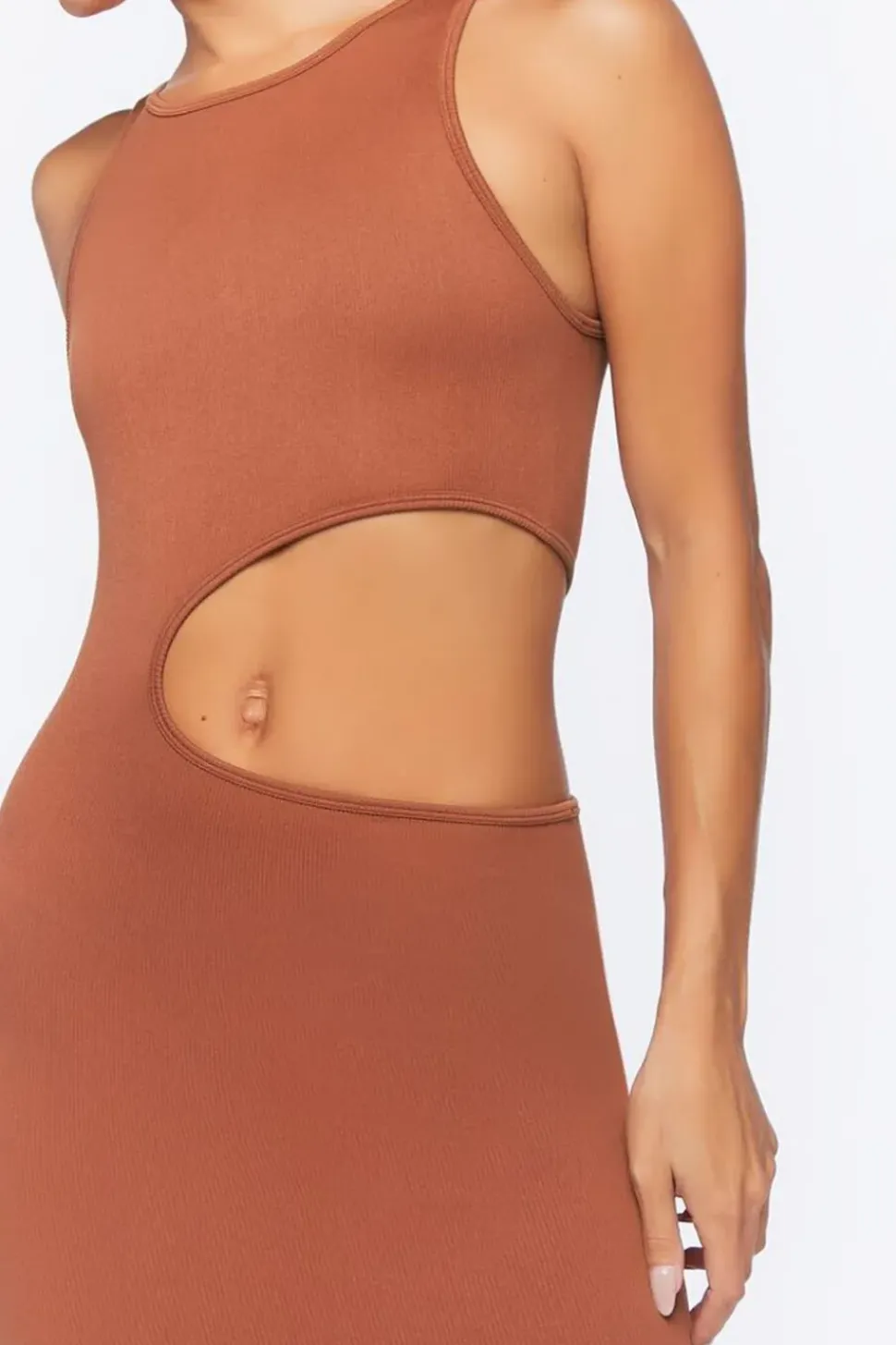 Cutout Mini Tank Dress