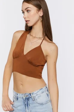 Cutout One-Shoulder Crop Top