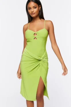 Cutout O-Ring Cami Dress