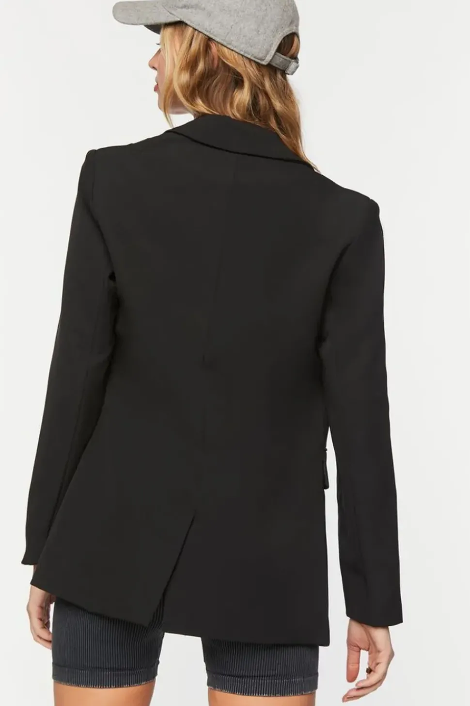 Cutout Peak-Lapel Blazer