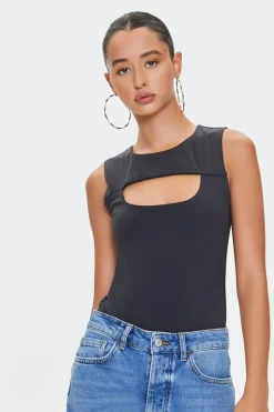 Cutout Sleeveless Bodysuit