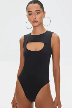 Cutout Sleeveless Bodysuit