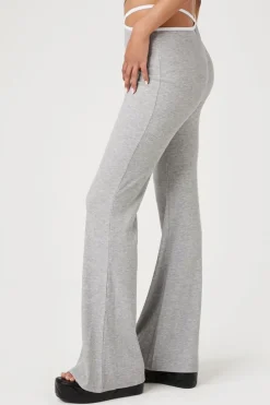 Cutout Strappy Flare Pants