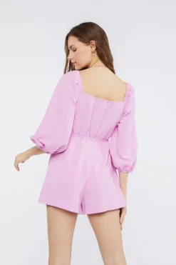 Cutout Tie-Front Romper