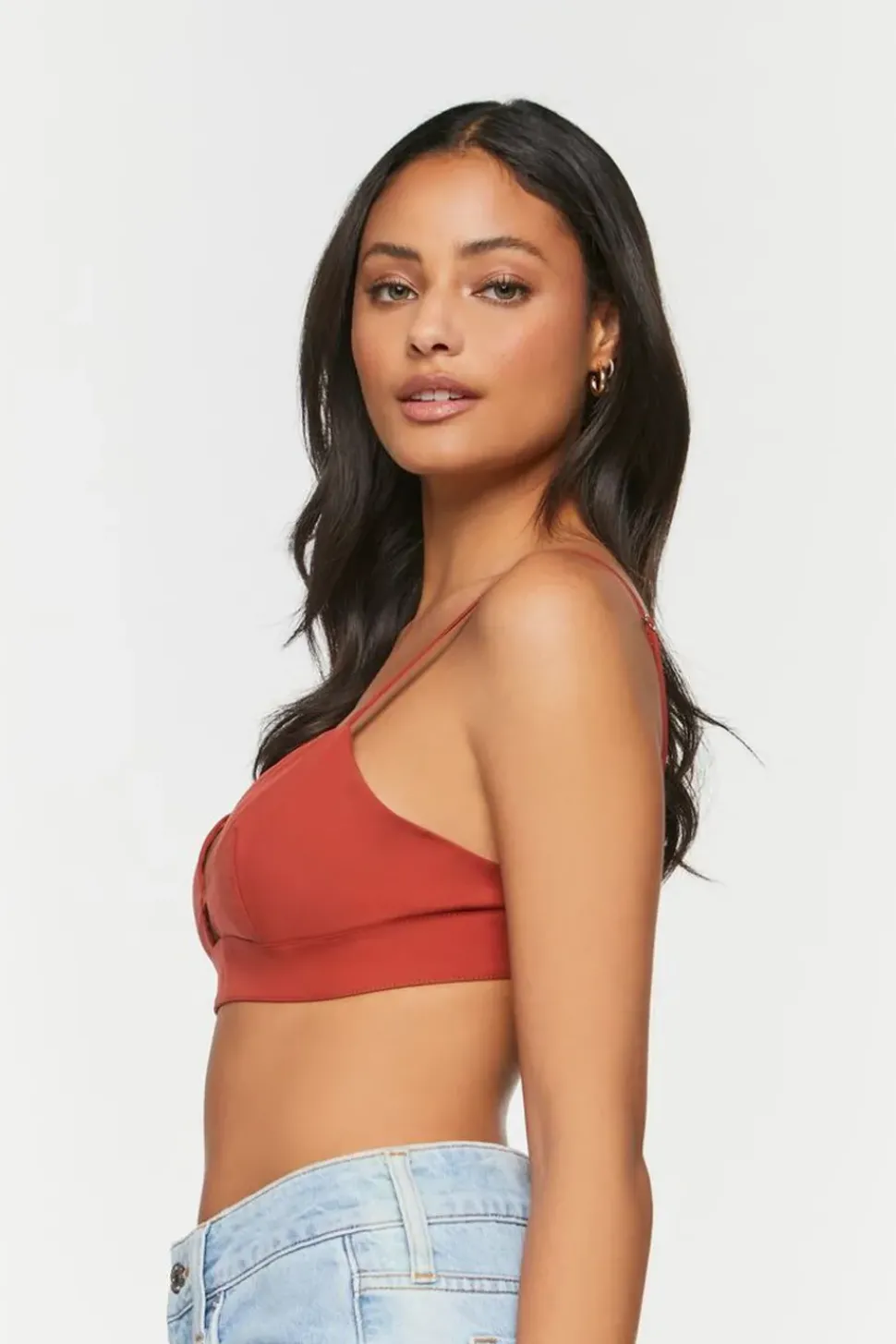Cutout Triangle Bralette